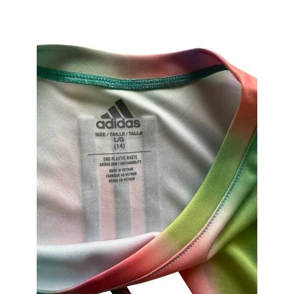 Adidas Tank and Shorts Set Big Girls L (14) *NWT - Picture 9 of 10